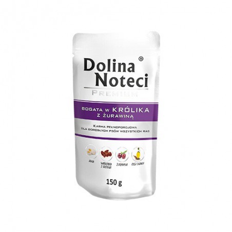 Dolina Noteci Bogata W Królika Z Żurawiną 150G