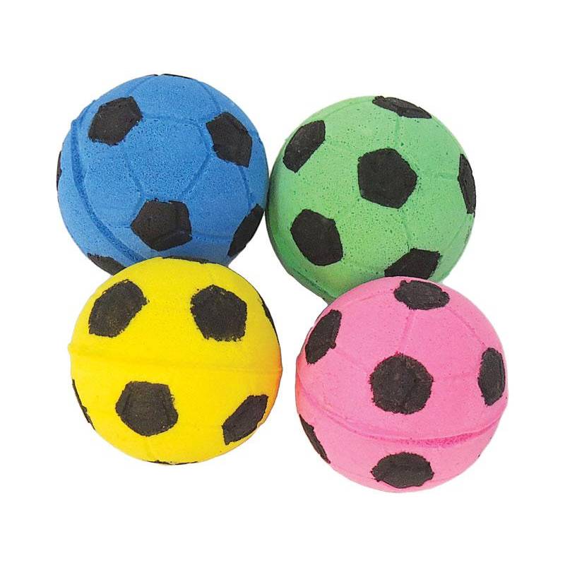 K091 Piłki Futbol 4Cm, Zestaw 4 Szt