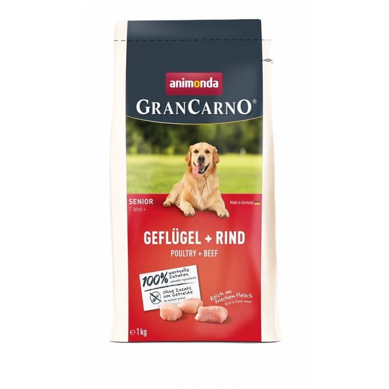 Animonda Gran Carno Senior Poultry + Beef 1Kg