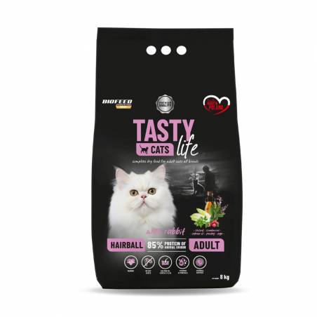 Biofeed Tasty Cats Life Hairball With Rabbit 8Kg