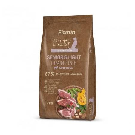 Fitmin Purity Gf Senior & Light Lamb - Sucha Karma Dla Psów Starszych Wszystkich Ras - 2Kg