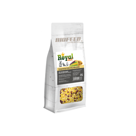 Biofeed Royal Snack - Kompozycja Kolorowej Kukurydzy 400G