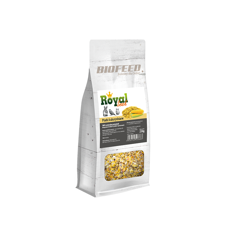 Biofeed Royal Snack - Płatki Kukurydziane 250G