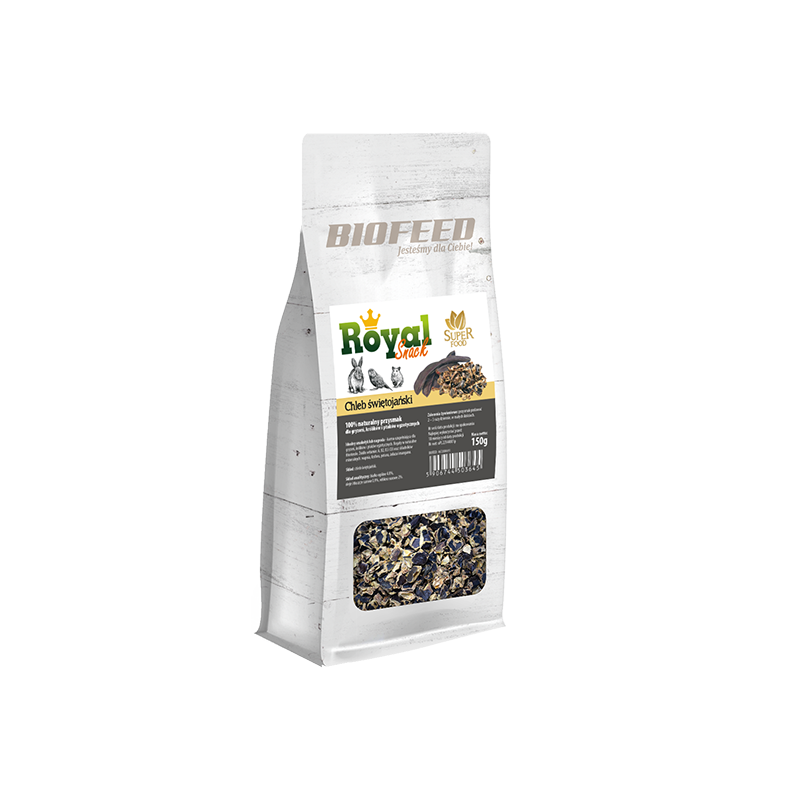 Biofeed Royal Snack Superfood - Chleb Świętojański 150G