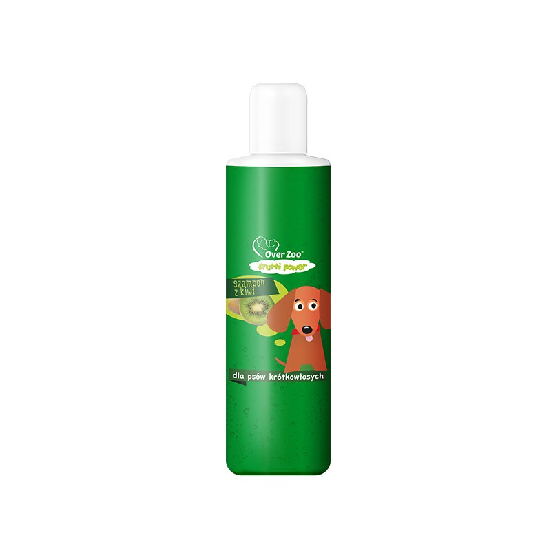 Overzoo Szampon Kiwi Dla Psów Krótkowłosych 200Ml