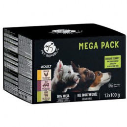 Petrepublic Multipack Dla Psa Kurczak, Wołowina, Jagnięcina 12X100G