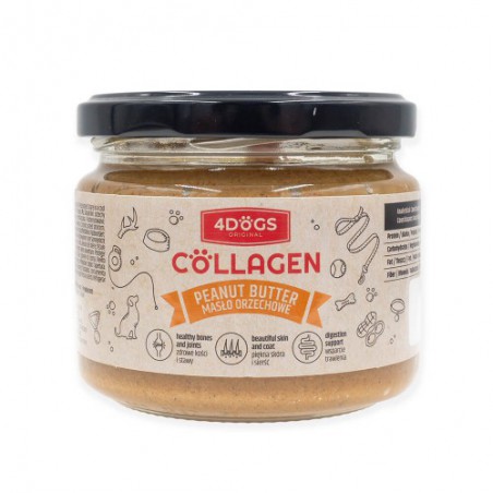 4Dogs Collagen Masło Orzechowe 300G