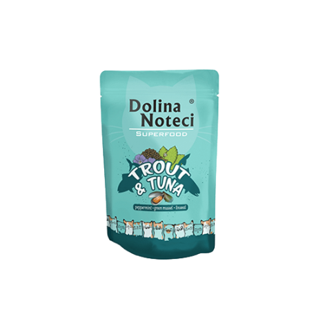 Dolina Noteci Superfood Pstrąg I Tuńczyk Saszetka Kot 85G