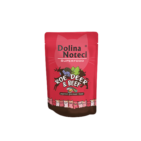 Dolina Noteci Superfood Sarna I Wołowina Saszetka Kot 85G