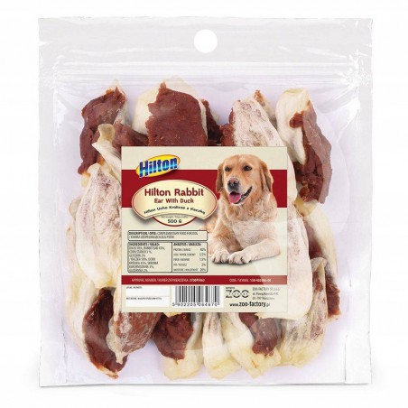 Hilton Rabbit Ear With Duck/ Ucho Królicze Z Kaczką 500G