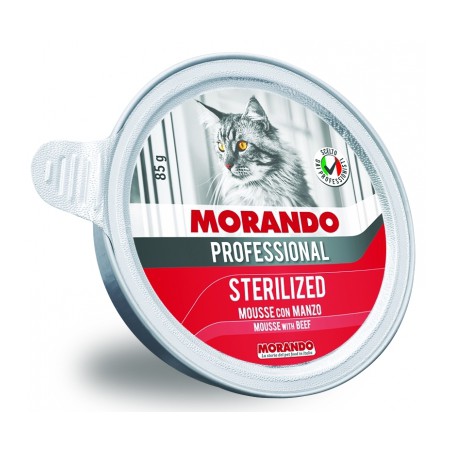 Morando Pro Kot Sterilized Miseczka Z Wołowiną 85G