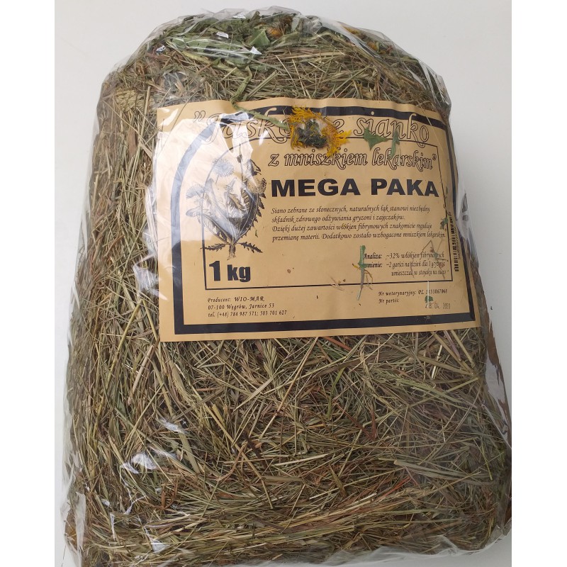 Wio-Mar Jaśkowe Sianko Z Mniszkiem Mega Paka 1Kg