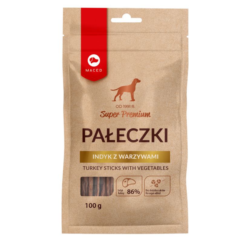 Maced Pałeczki Indyk Z Warzywami 100G