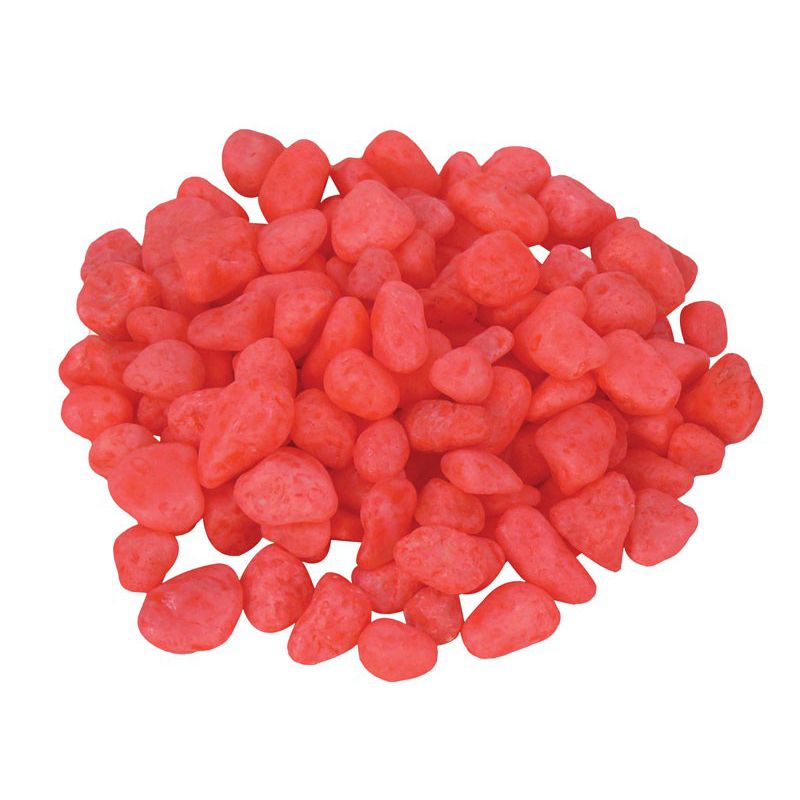 Żwirek Do Akwarium Happet Fluor. Czerw. 1.5Cm 0,5Kg