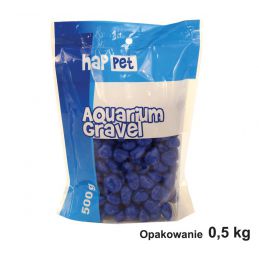 Żwirek Do Akwarium Happet Czarny 1.5Cm 0.5Kg