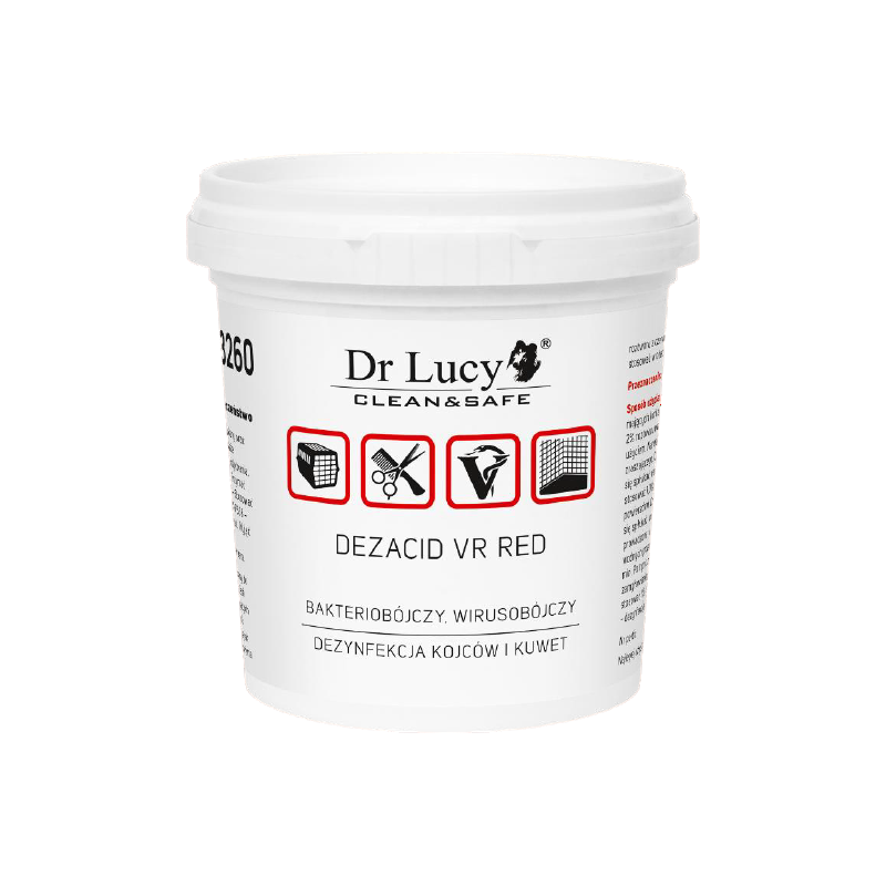 Dr Lucy Preparat Bakterio-, Wiruso- I Grzybobójczy W Proszku [Dezacid Vr Red] 150G