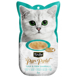 Kit Cat Purrpuree Tuna & Fiber (Tuńczyk & Błonnik) [Kc-843] 4X15G