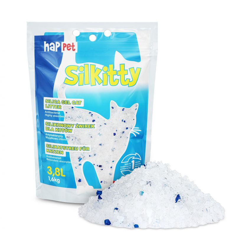 Żwirek Silkitty Happet Silikonowy Karton 8 Szt