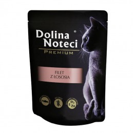 Dolina Noteci Filet Z Łososia Dla Kotów Saszetka 85G