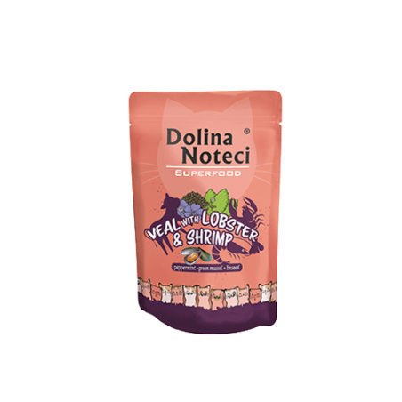 Dolina Noteci Superfood Cielęcina Z Homarem I Krewetkami Saszetka Kot 85G