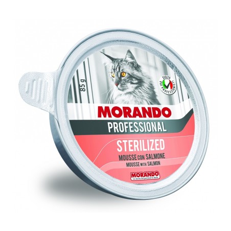 Morando Pro Kot Sterilized Miseczka Z Łososiem 85G