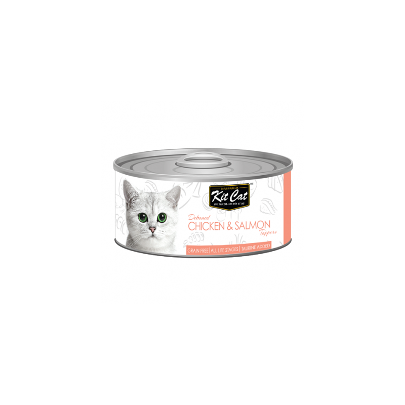 Kit Cat Chicken & Salmon (Kurczak Z Łososiem) [Kc-2166] 80G