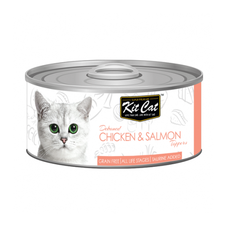 Kit Cat Chicken & Salmon (Kurczak Z Łososiem) [Kc-2166] 80G