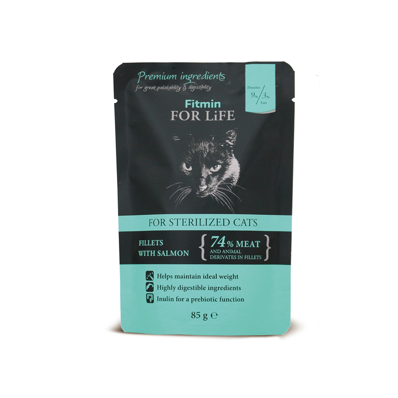 Fitmin Cat For Life Pouch Sterilized Salmon 85G