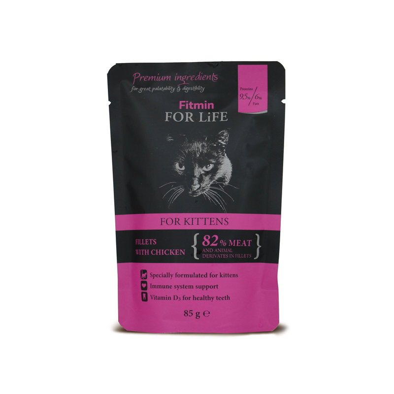 Fitmin Cat For Life Pouch Kitten Chicken 85G