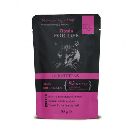 Fitmin Cat For Life Pouch Kitten Chicken 85G